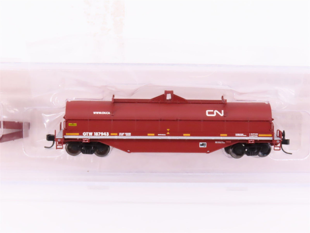 N Scale Atlas 50000870 GTW / CN Railway 42&#39; Steel Coil Car #187943