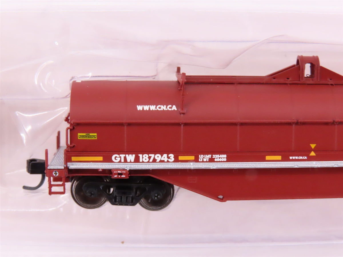 N Scale Atlas 50000870 GTW / CN Railway 42&#39; Steel Coil Car #187943