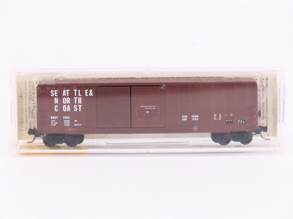 N Scale Micro-Trains MTL 30160 SNCT Seattle &amp; North Coast 50&#39; Box Car #1052