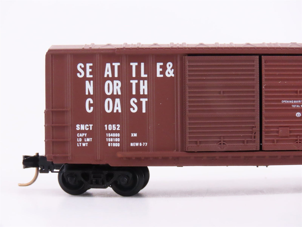 N Scale Micro-Trains MTL 30160 SNCT Seattle &amp; North Coast 50&#39; Box Car #1052