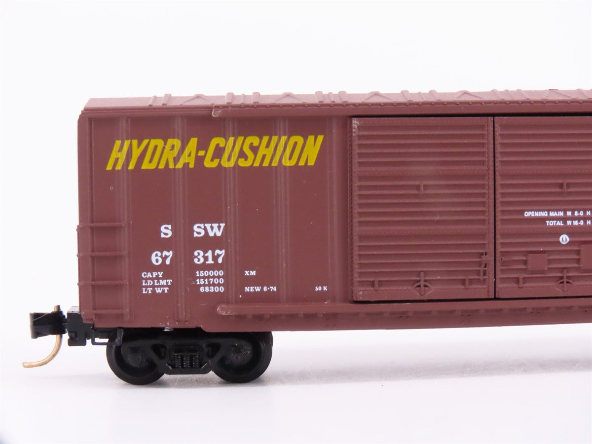 N Scale Micro-Trains MTL 30060 SSW Cotton Belt 50&#39; Double Door Box Car #67317