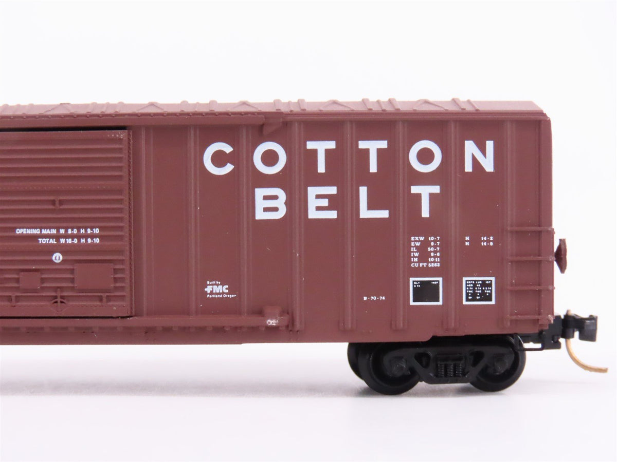 N Scale Micro-Trains MTL 30060 SSW Cotton Belt 50&#39; Double Door Box Car #67317