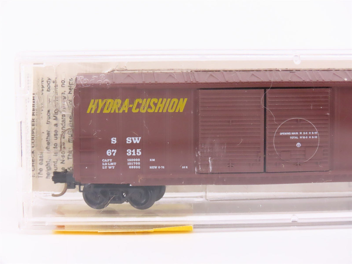 N Scale Micro-Trains MTL 30060 SSW Cotton Belt 50&#39; Double Door Box Car #67315