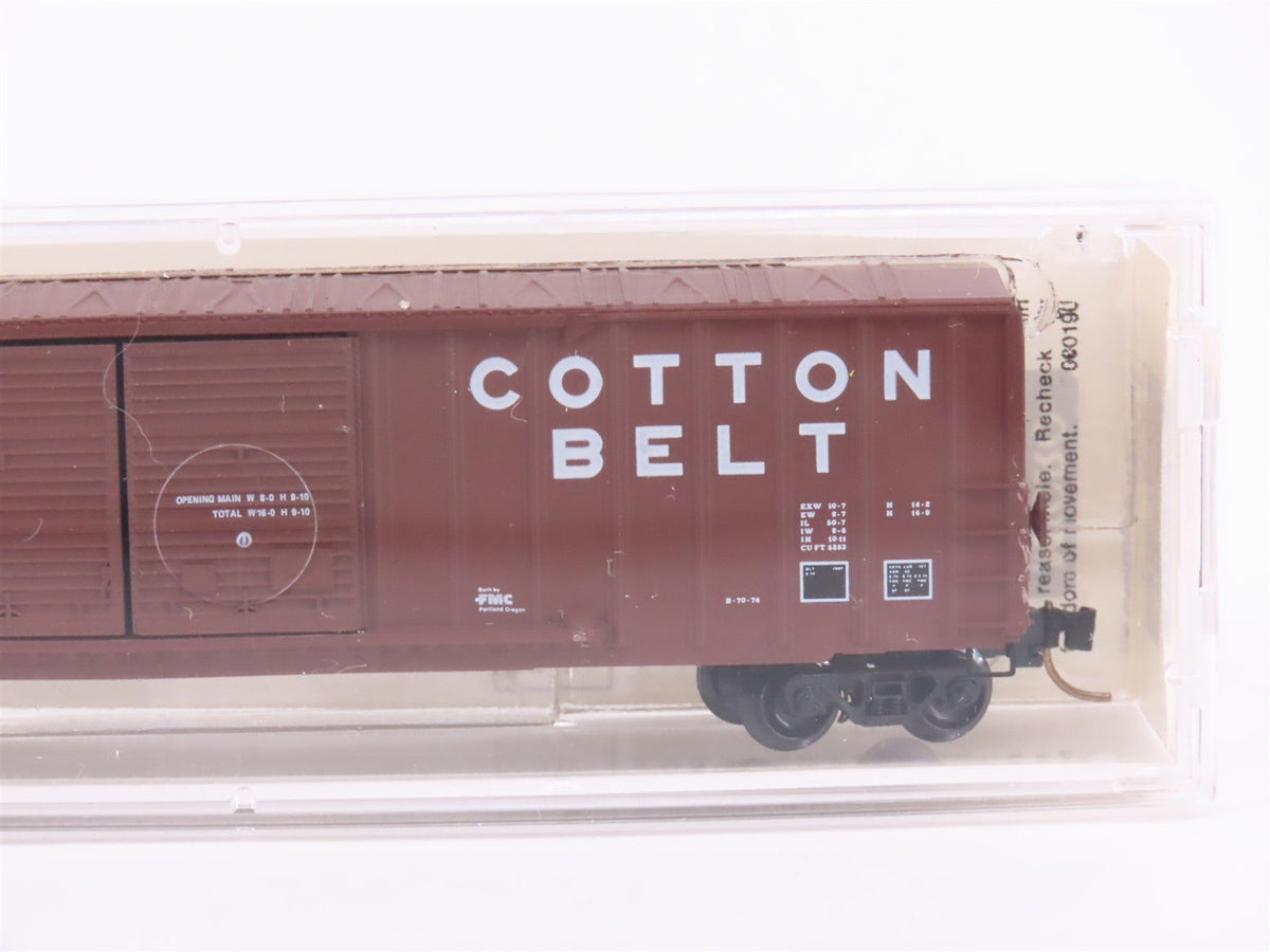 N Scale Micro-Trains MTL 30060 SSW Cotton Belt 50&#39; Double Door Box Car #67315