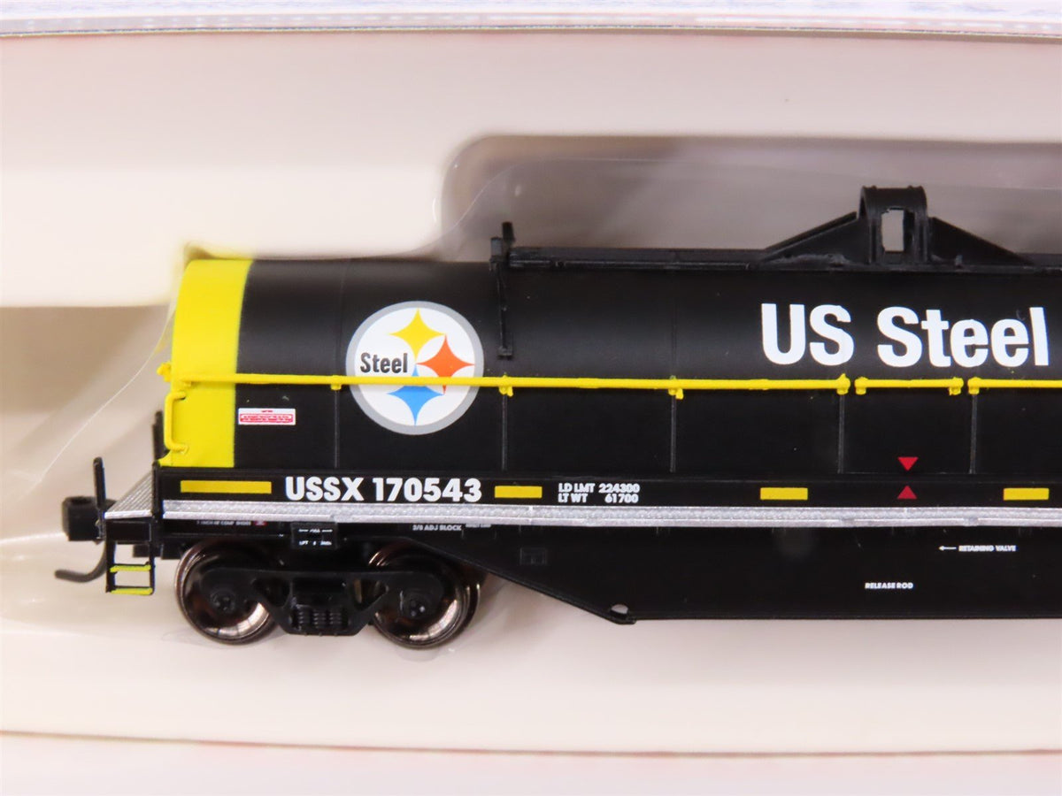 N Scale Atlas 50002836 USSX US Steel 42&#39; Steel Coil Car #170543