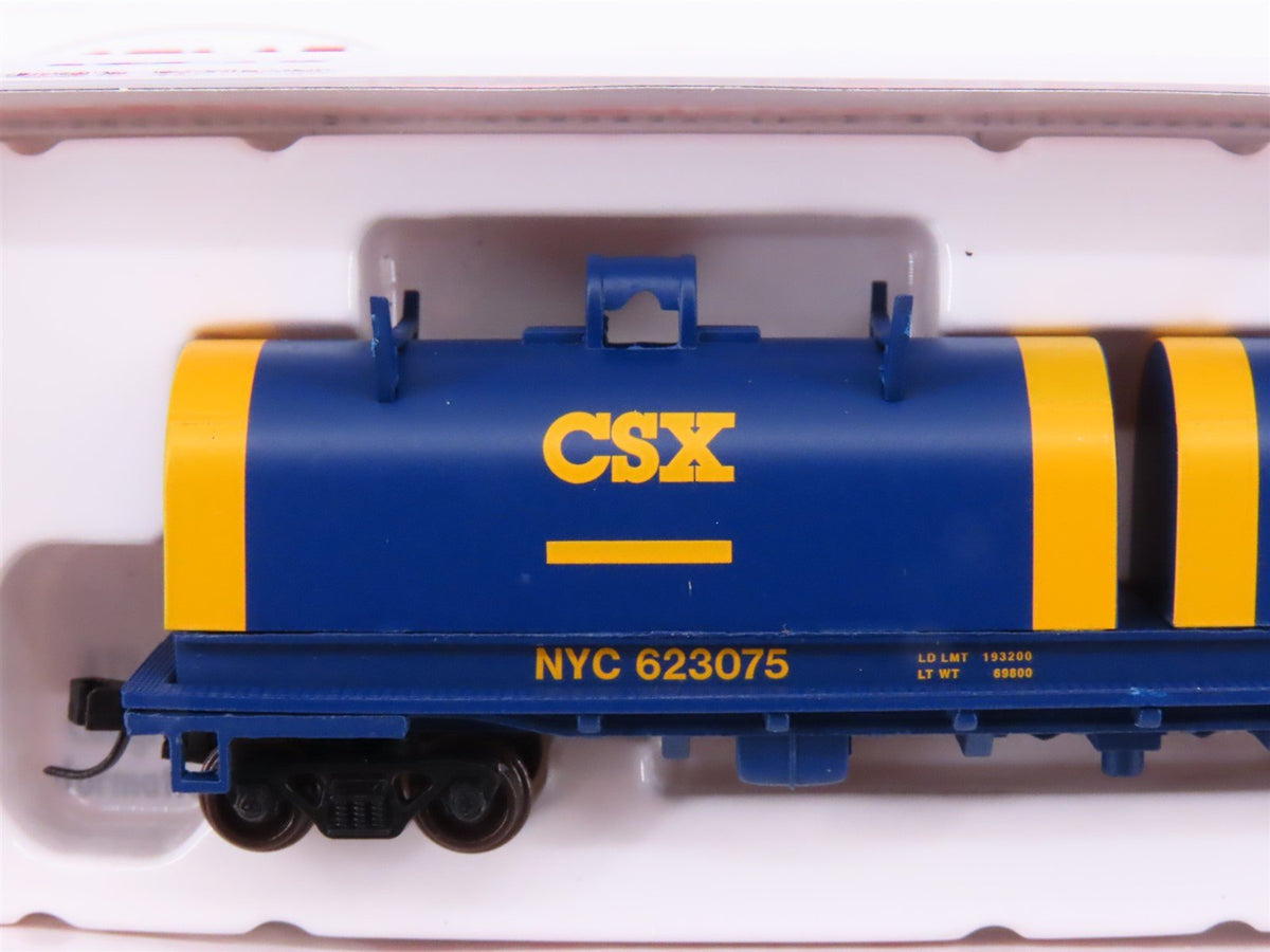 N Scale Atlas 50004647 NYC / CSXT Railway 42&#39; Cushion Coil Car #623075