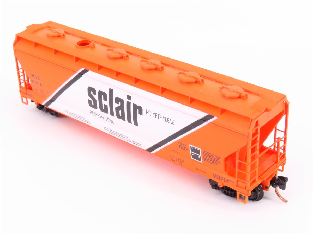 N Scale Micro-Trains MTL 93040 NCLX Sclair 3-Bay Covered Hopper #46518