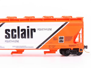 N Scale Micro-Trains MTL 93040 NCLX Sclair 3-Bay Covered Hopper #46542