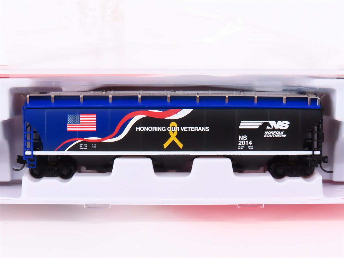 N Scale Intermountain NSE INT 14-15 NS Honoring Veterans 3-Bay Hopper Car #2014