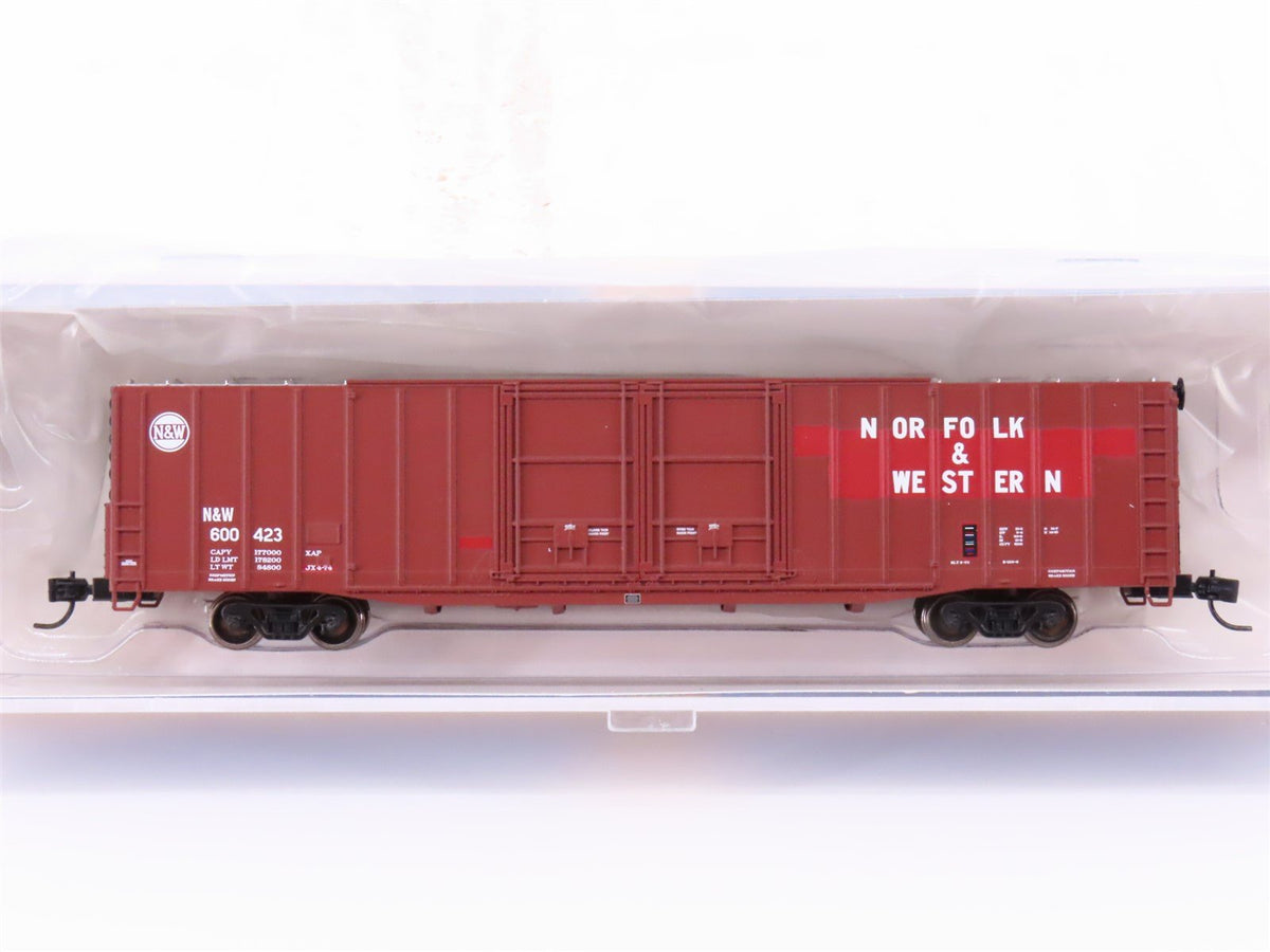 N Scale Athearn ATH6519 N&amp;W Norfolk &amp; Western 60&#39; P-S Auto Parts Boxcar #600423