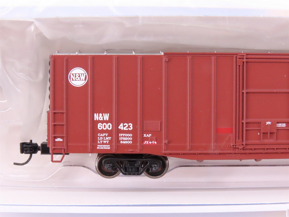 N Scale Athearn ATH6519 N&amp;W Norfolk &amp; Western 60&#39; P-S Auto Parts Boxcar #600423