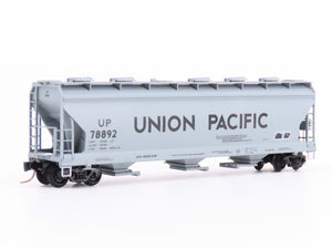 N Scale Micro-Trains Line MTL 93010 UP Union Pacific 3-Bay Covered Hopper #78892