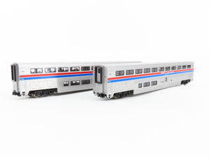 N Scale KATO 106-3511 AMTK Amtrak Phase II Superliner Passenger 4-Car Set B