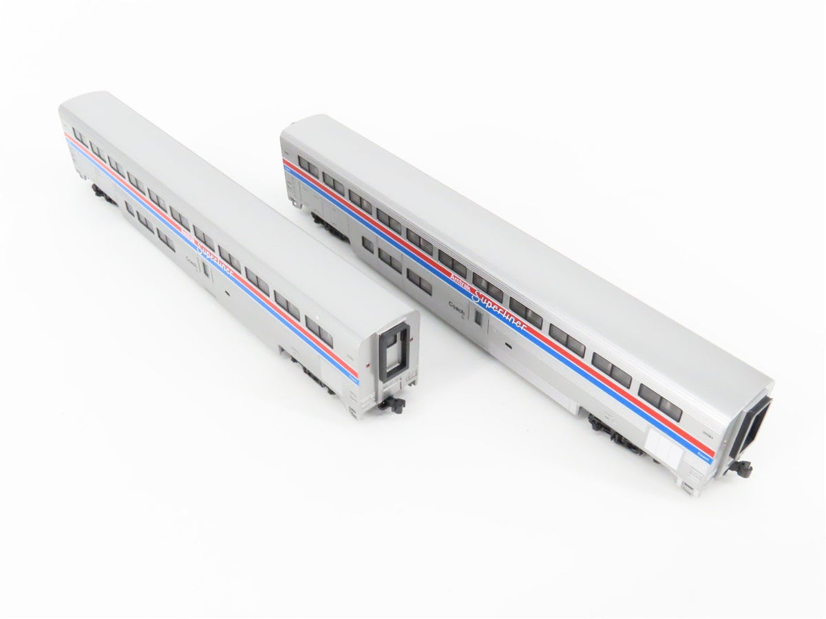 N Scale KATO 106-3511 AMTK Amtrak Phase II Superliner Passenger 4-Car Set B