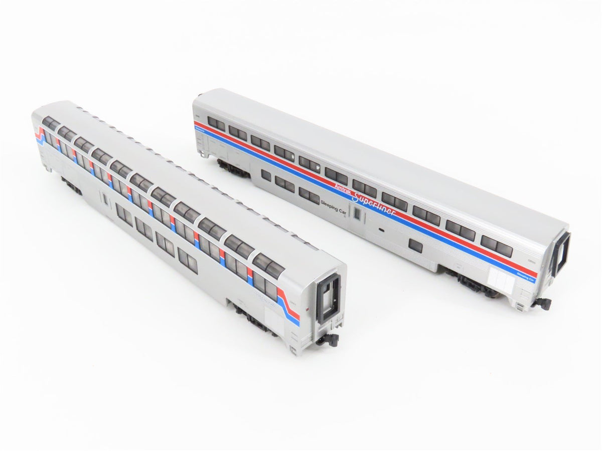 N Scale KATO 106-3511 AMTK Amtrak Phase II Superliner Passenger 4-Car Set B