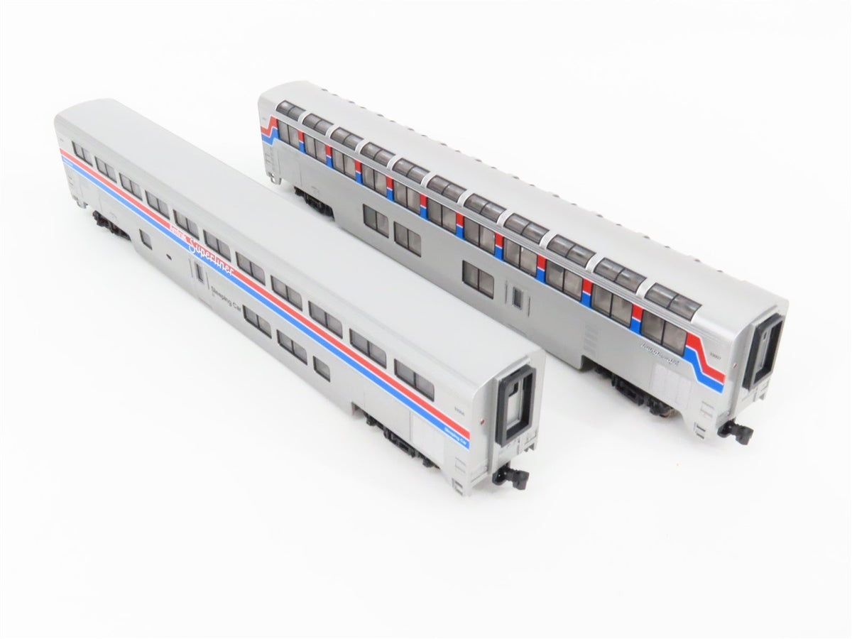 N Scale KATO 106-3511 AMTK Amtrak Phase II Superliner Passenger 4-Car Set B