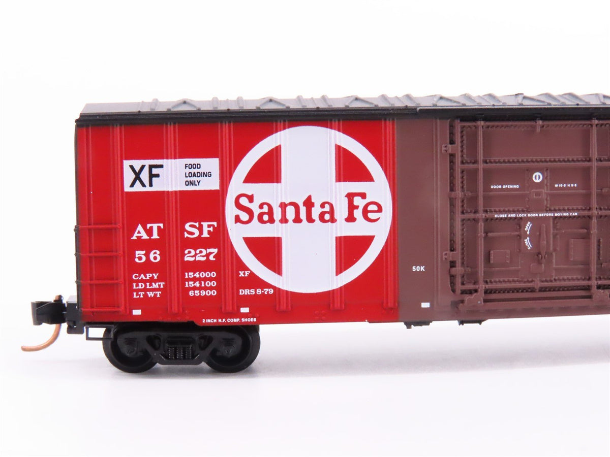 N Scale Micro-Trains MTL 27270 ATSF Santa Fe 50&#39; Plug Door Box Car #56227