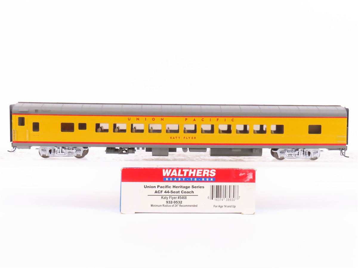 HO Scale Walthers 932-9532 UP Union Pacific Coach Passenger Car &quot;Katy River&quot;