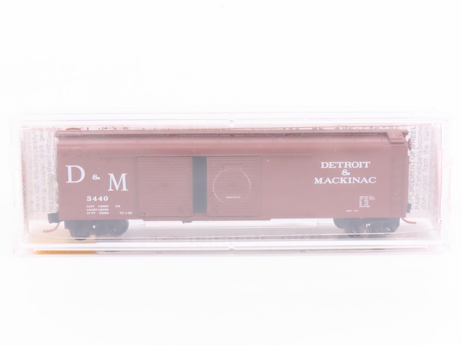 N Scale Micro-Trains MTL 79030 D&M Detroit & Mackinac Railroad 50' Box Car #3440