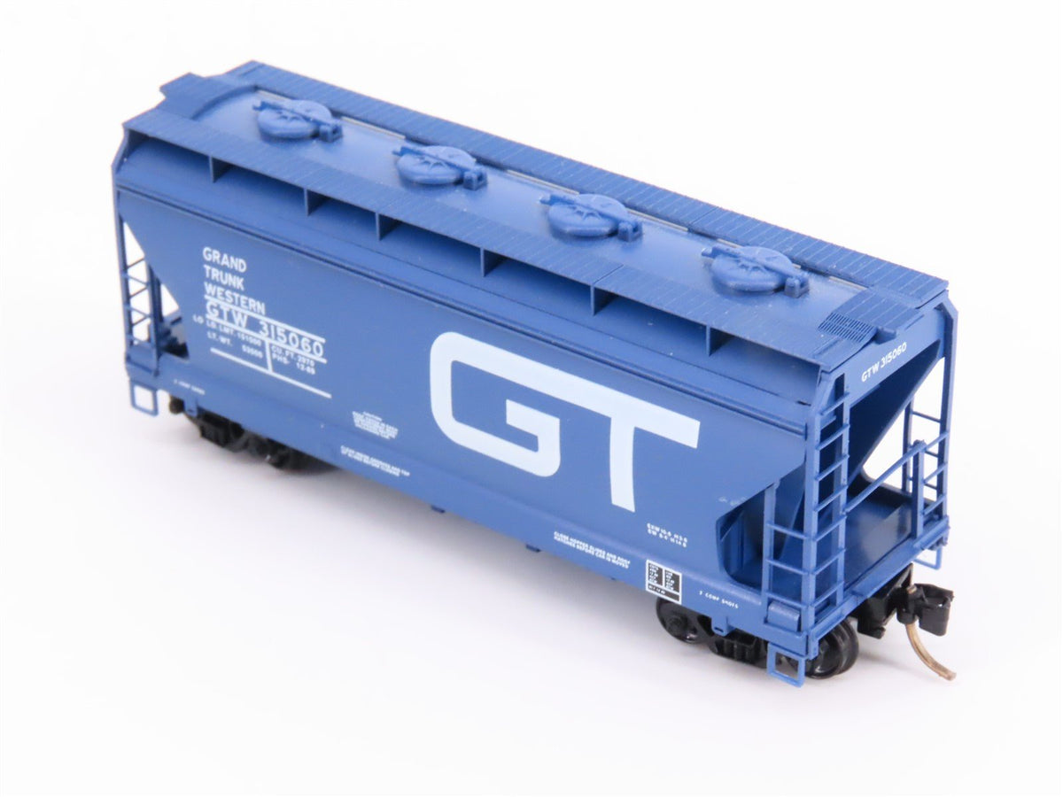 N Scale Micro-Trains Line MTL 92010 GTW Grand Trunk Western 2-Bay Hopper #315060