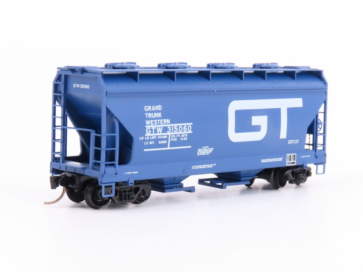 N Scale Micro-Trains Line MTL 92010 GTW Grand Trunk Western 2-Bay Hopper #315060