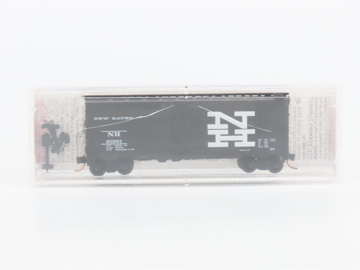 N Scale Micro-Trains MTL 20686 NH New Haven 40&#39; Single Door Box Car #21991