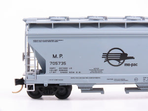 N Micro-Trains Line MTL 92030 MP Missouri Pacific Mo-Pac 2-Bay Hopper #705735