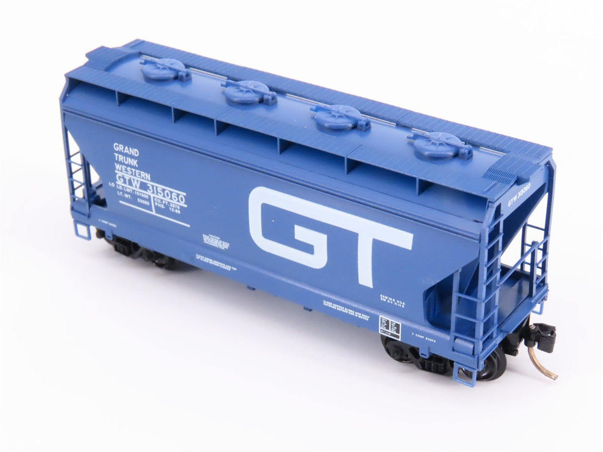 N Scale Micro-Trains Line MTL 92010 GTW Grand Trunk Western 2-Bay Hopper #315060