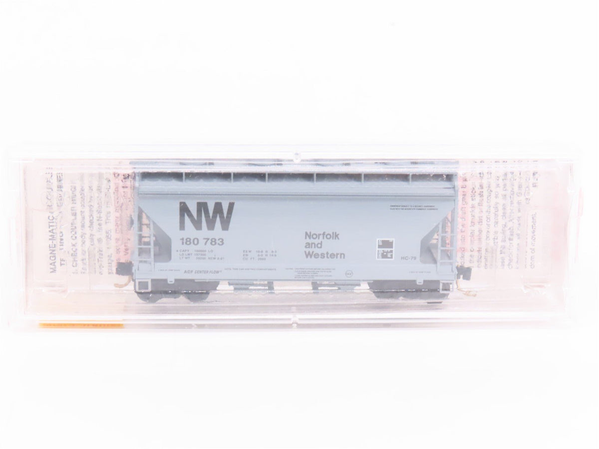 N Scale Micro-Trains Line MTL 92050 NW Norfolk &amp; Western 2-Bay Hopper #180783