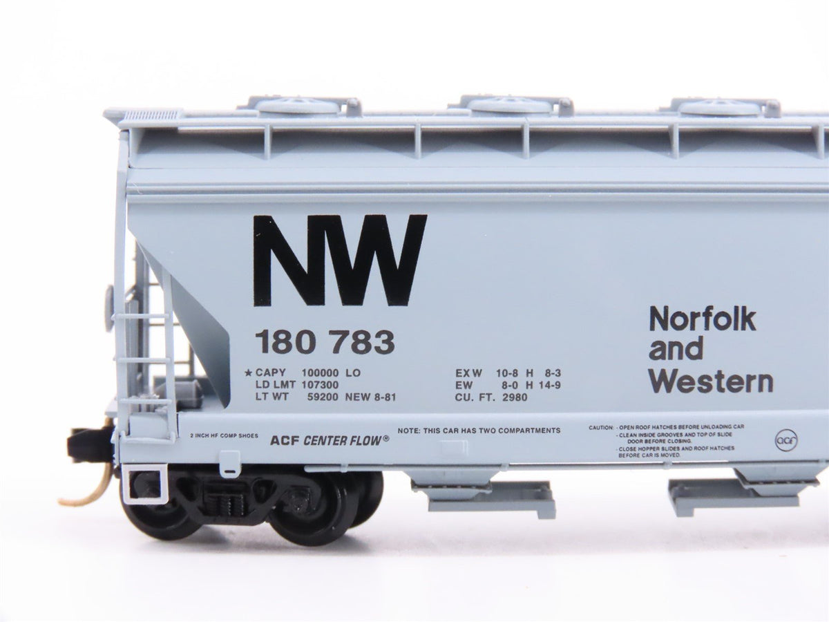 N Scale Micro-Trains Line MTL 92050 NW Norfolk &amp; Western 2-Bay Hopper #180783