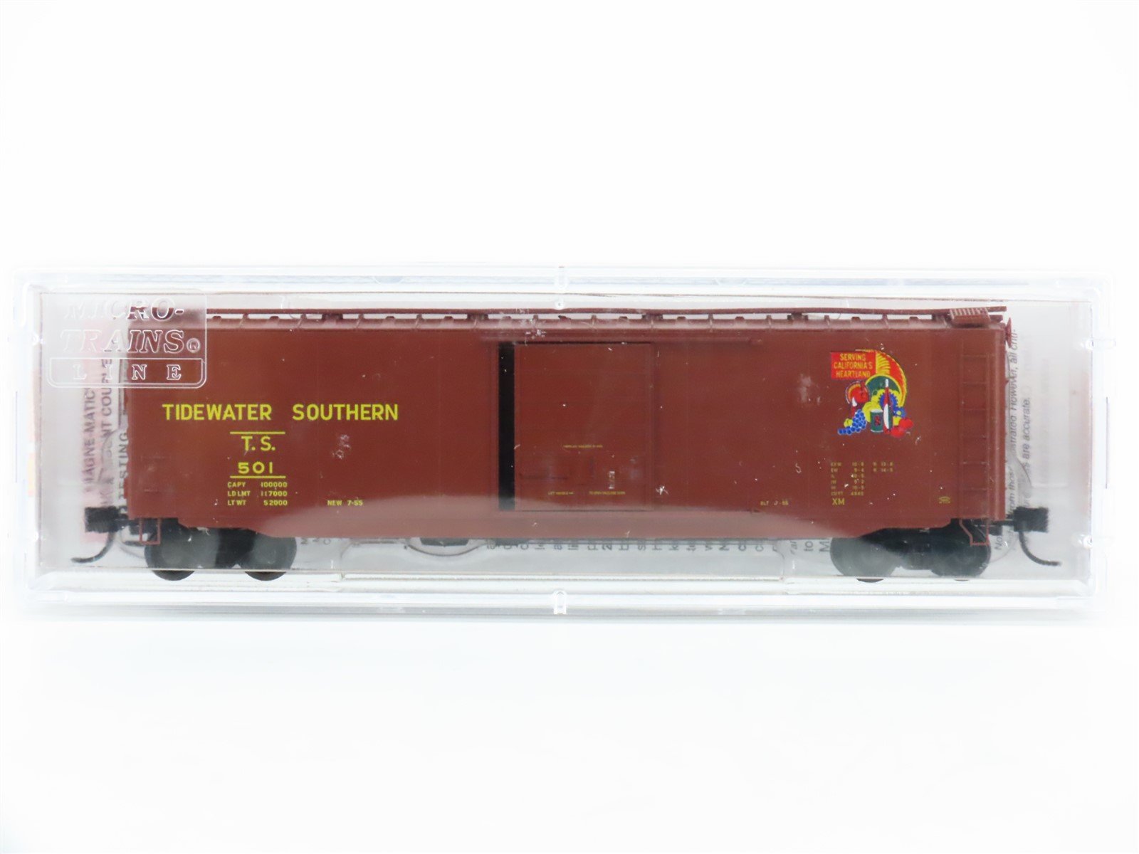 N Micro-Trains MTL 03100570 TS Tidewater Southern 50' Single Door Box Car #501