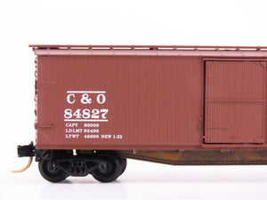 N Scale Micro-Trains Line MTL 39170 C&O Chesapeake & Ohio 40' Box Car #84827