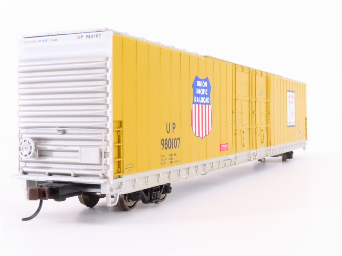 HO Scale Walthers UP Union Pacific &quot;Automated&quot; 86&#39; P-S Hi-Cube Boxcar #980107