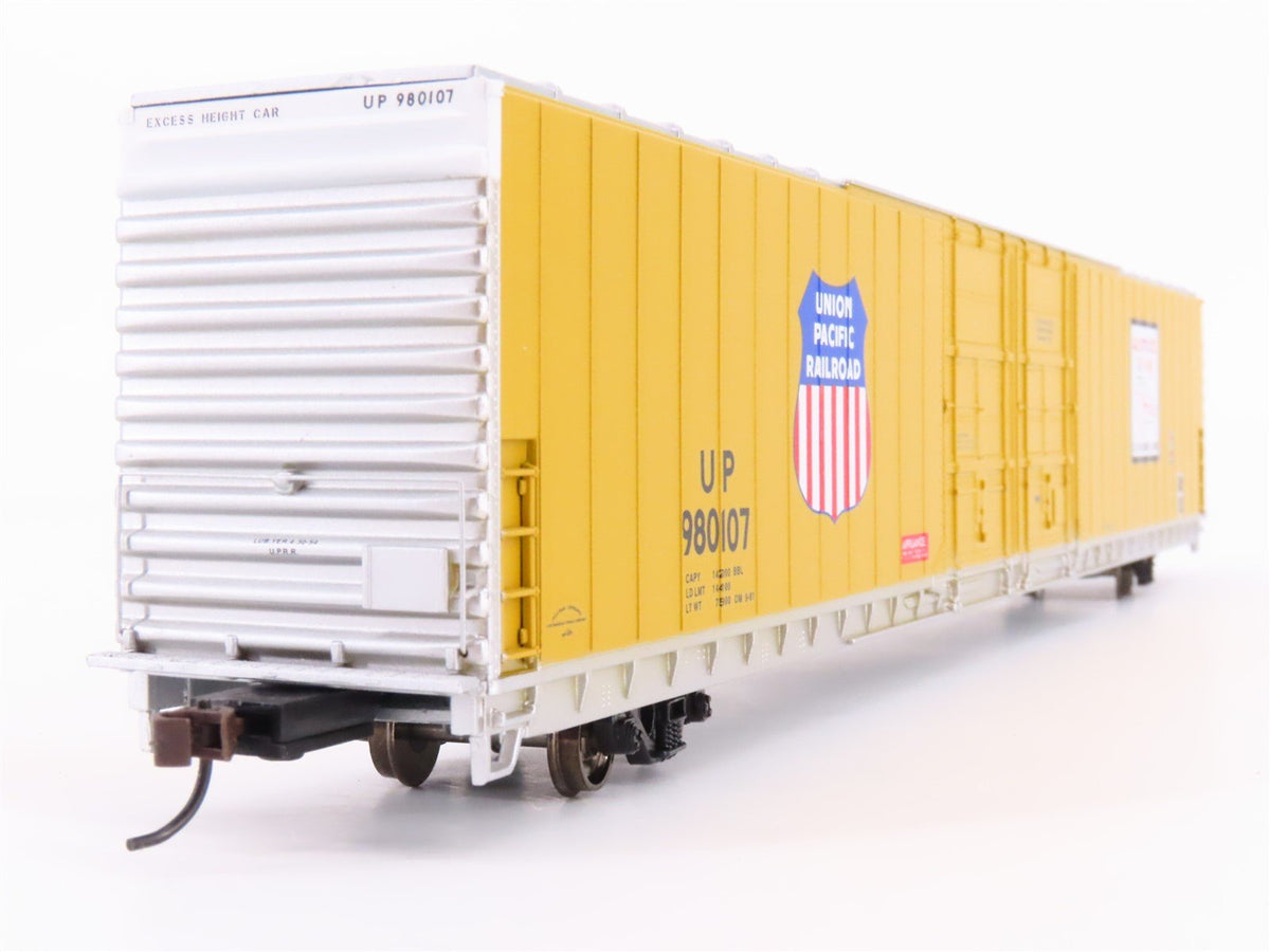 HO Scale Walthers UP Union Pacific &quot;Automated&quot; 86&#39; P-S Hi-Cube Boxcar #980107