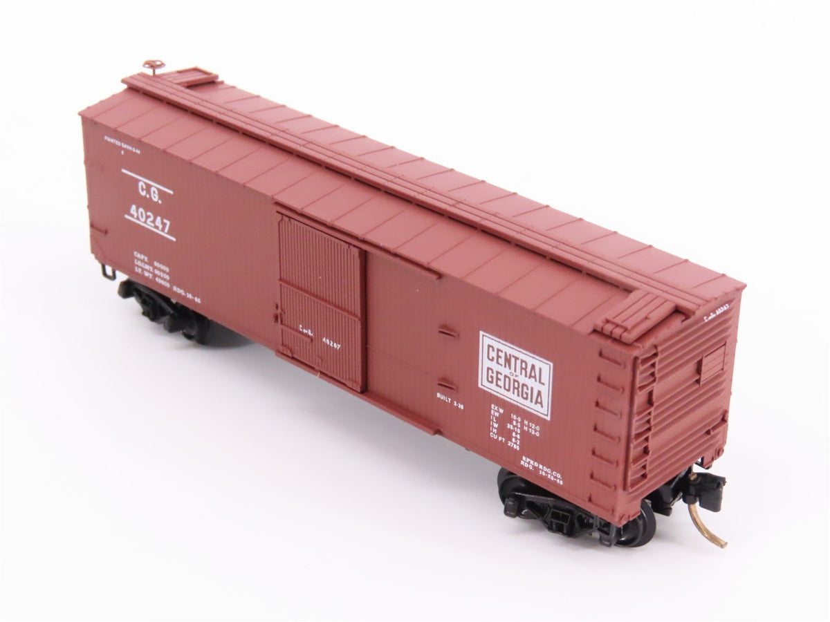 N Scale Micro-Trains Line MTL 39150 CG Central of Georgia 40&#39; Box Car #40247