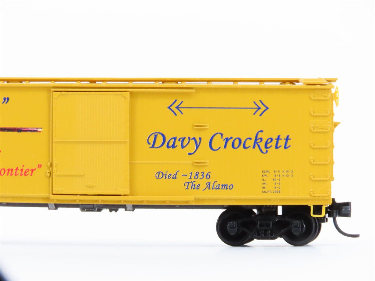 N Micro-Trains MTL NSE 06-22 Davey Crockett Tribute 40&#39; Double-Sheathed Box Car