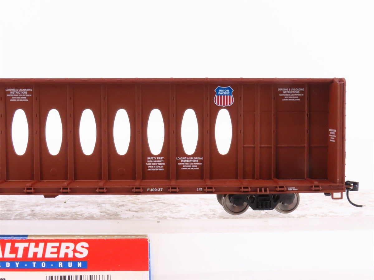 HO Scale Walthers 932-61256 UP Union Pacific 72&#39; Centerbeam Flatcar #273046