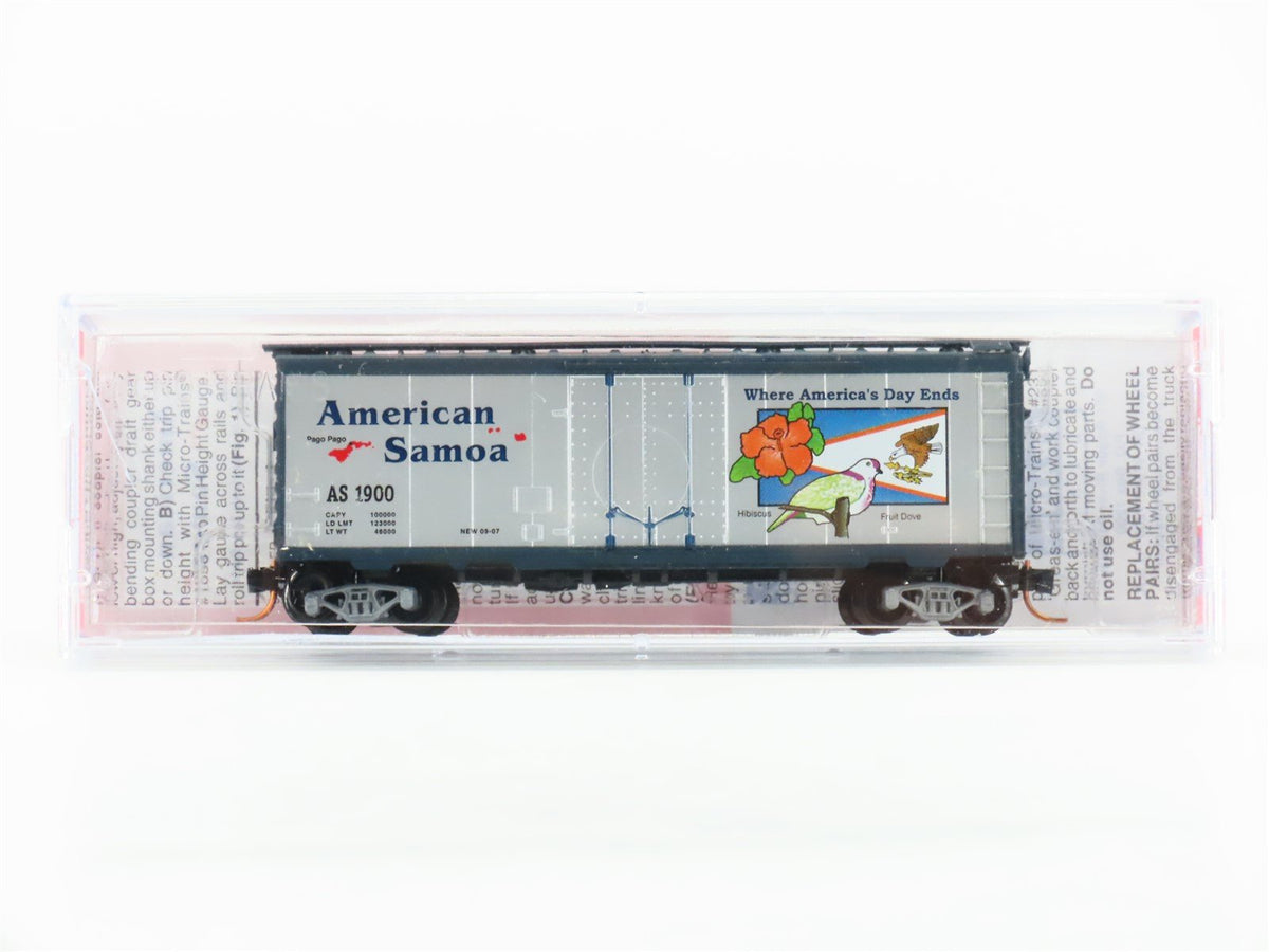 N Scale Micro-Trains NSC MTL 07-02 US Territory Series Box Car - American Samoa