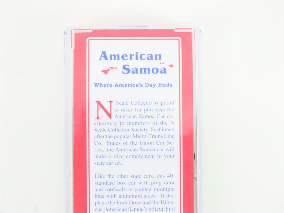 N Scale Micro-Trains NSC MTL 07-02 US Territory Series Box Car - American Samoa