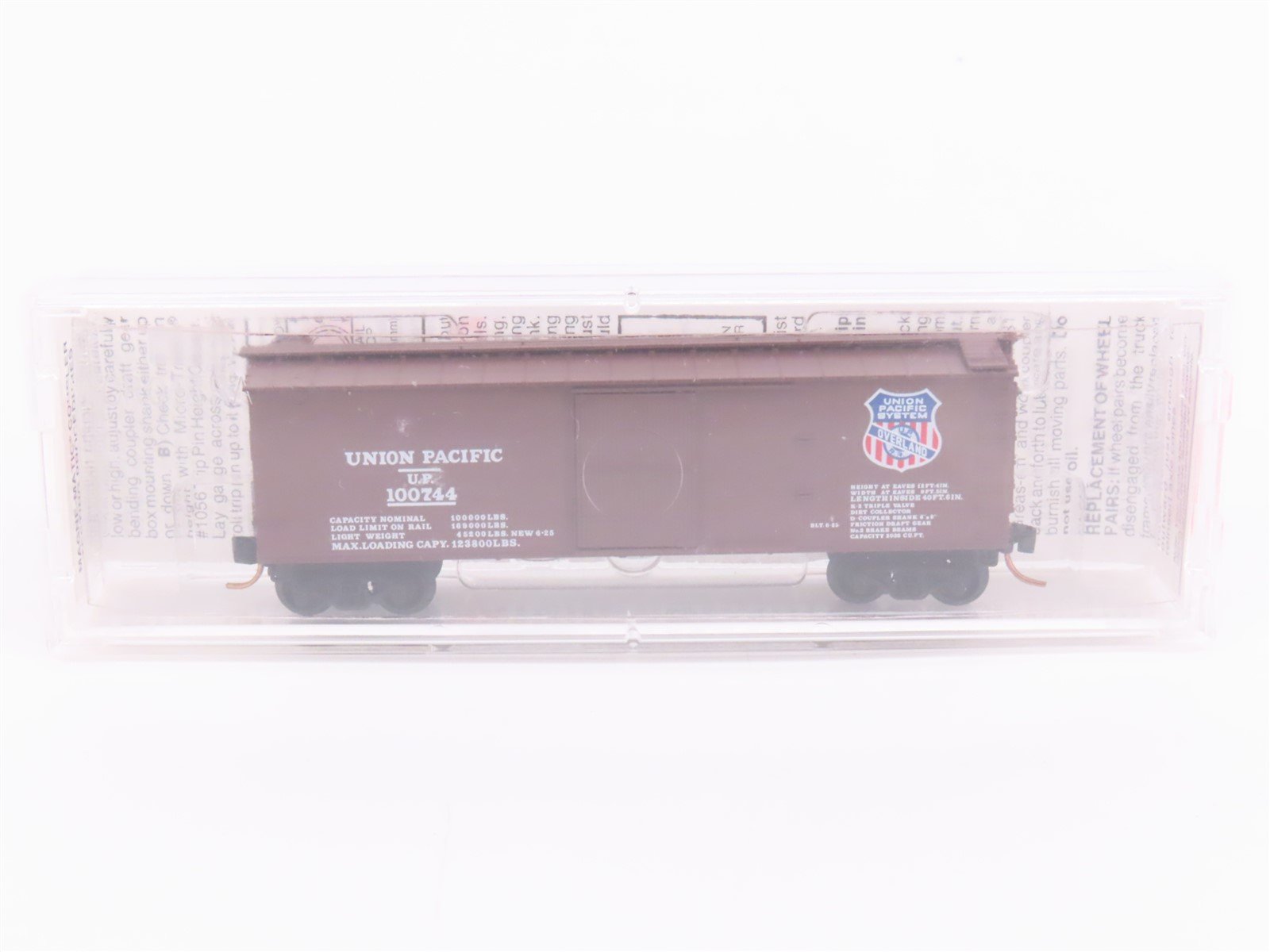 N Scale Micro-Trains Line MTL 39210 UP Union Pacific 40' Box Car #100744