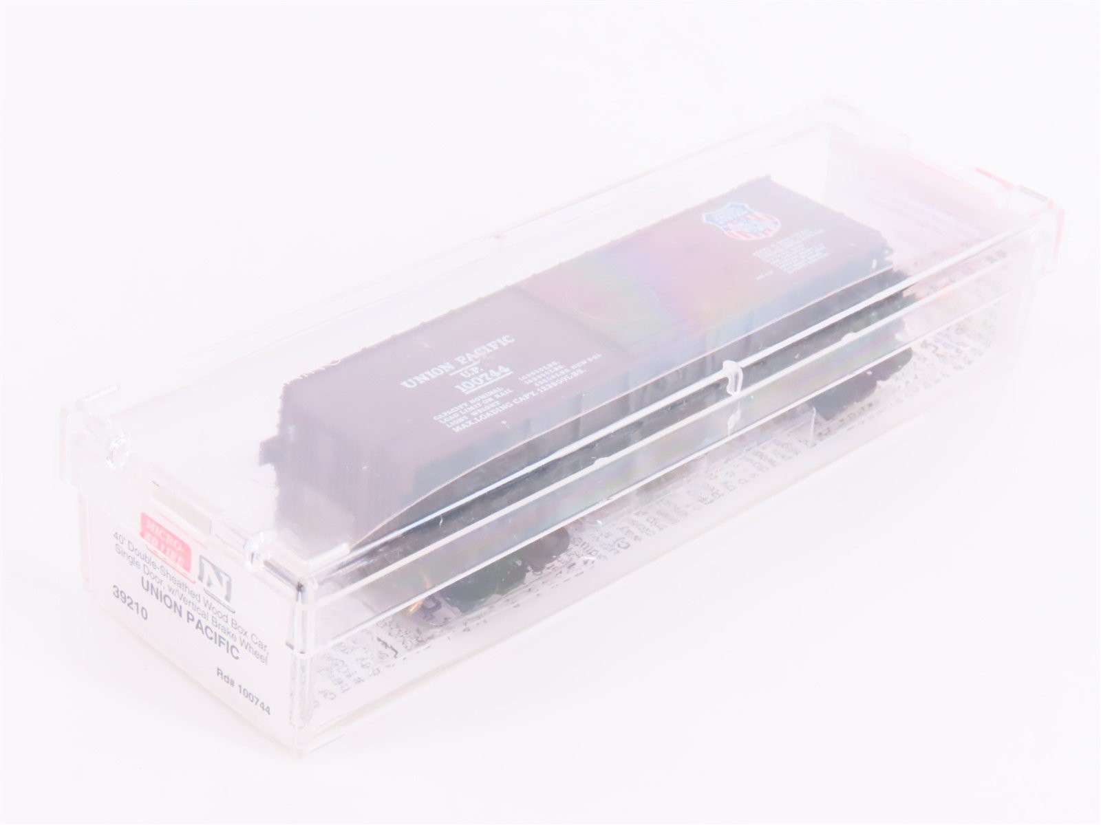 N Scale Micro-Trains Line MTL 39210 UP Union Pacific 40' Box Car #100744