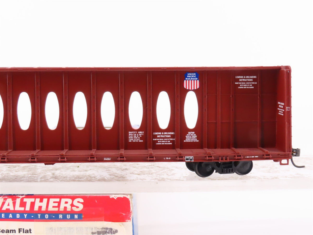 HO Scale Walthers UP Union Pacific 72&#39; Centerbeam Flatcar #273046