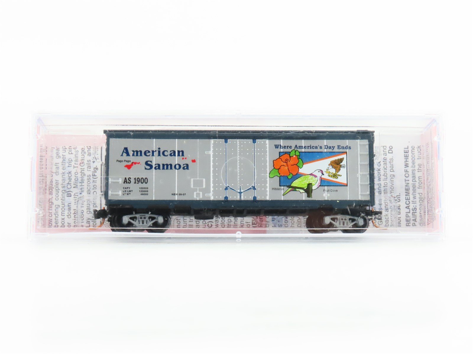 N Scale Micro-Trains NSC MTL 07-02 US Territory Series Box Car - American Samoa