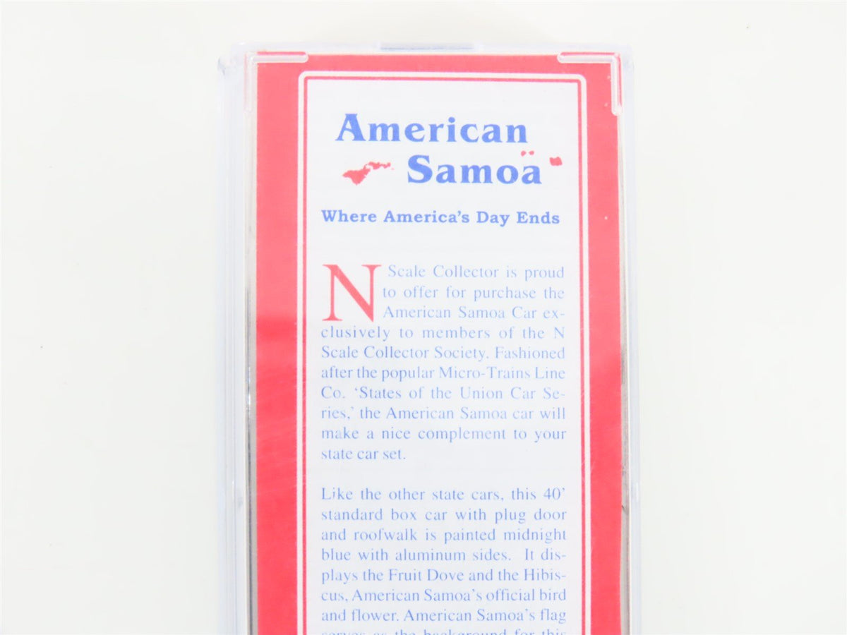 N Scale Micro-Trains NSC MTL 07-02 US Territory Series Box Car - American Samoa