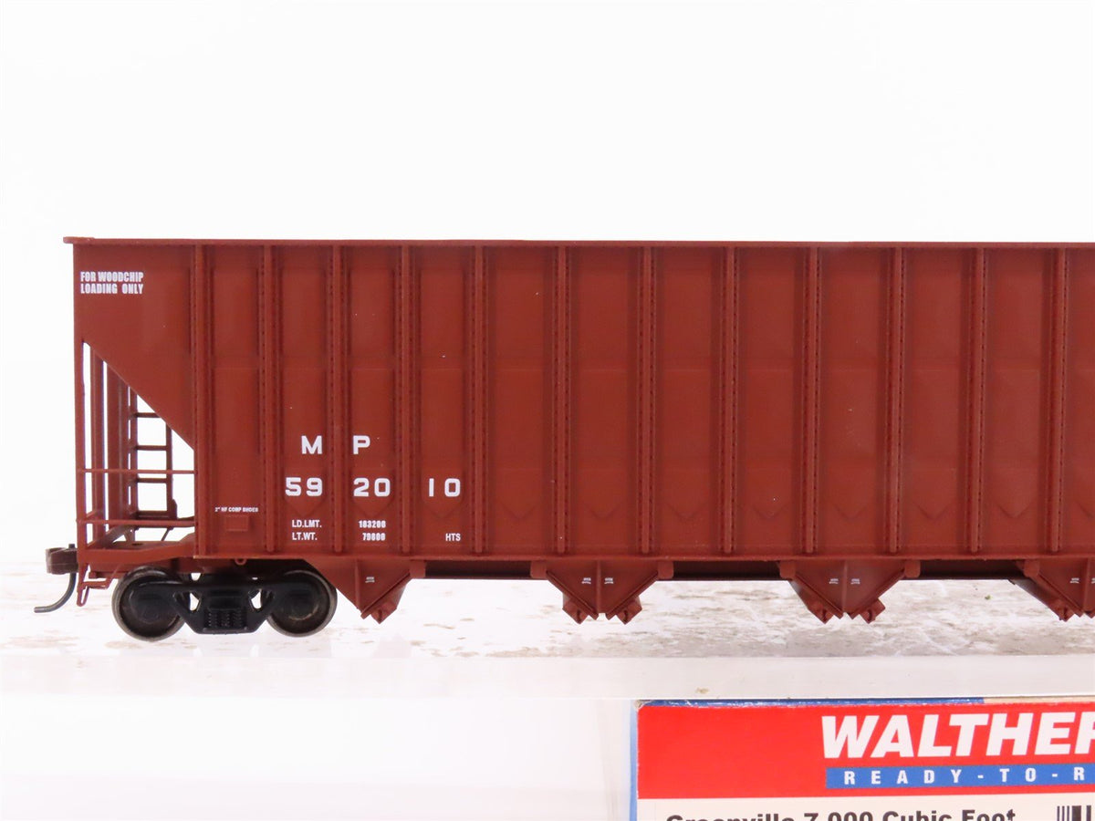 HO Scale Walthers 932-5684 MP Union Pacific Woodchip 6-Bay Hopper Car #592010