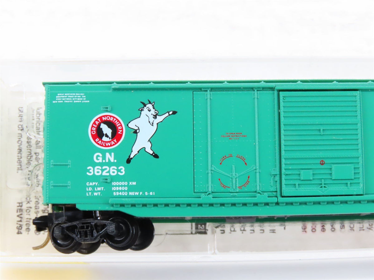 N Scale Micro-Trains MTL 33120 GN Great Northern &quot;Goat&quot; 50&#39; Box Car #36263