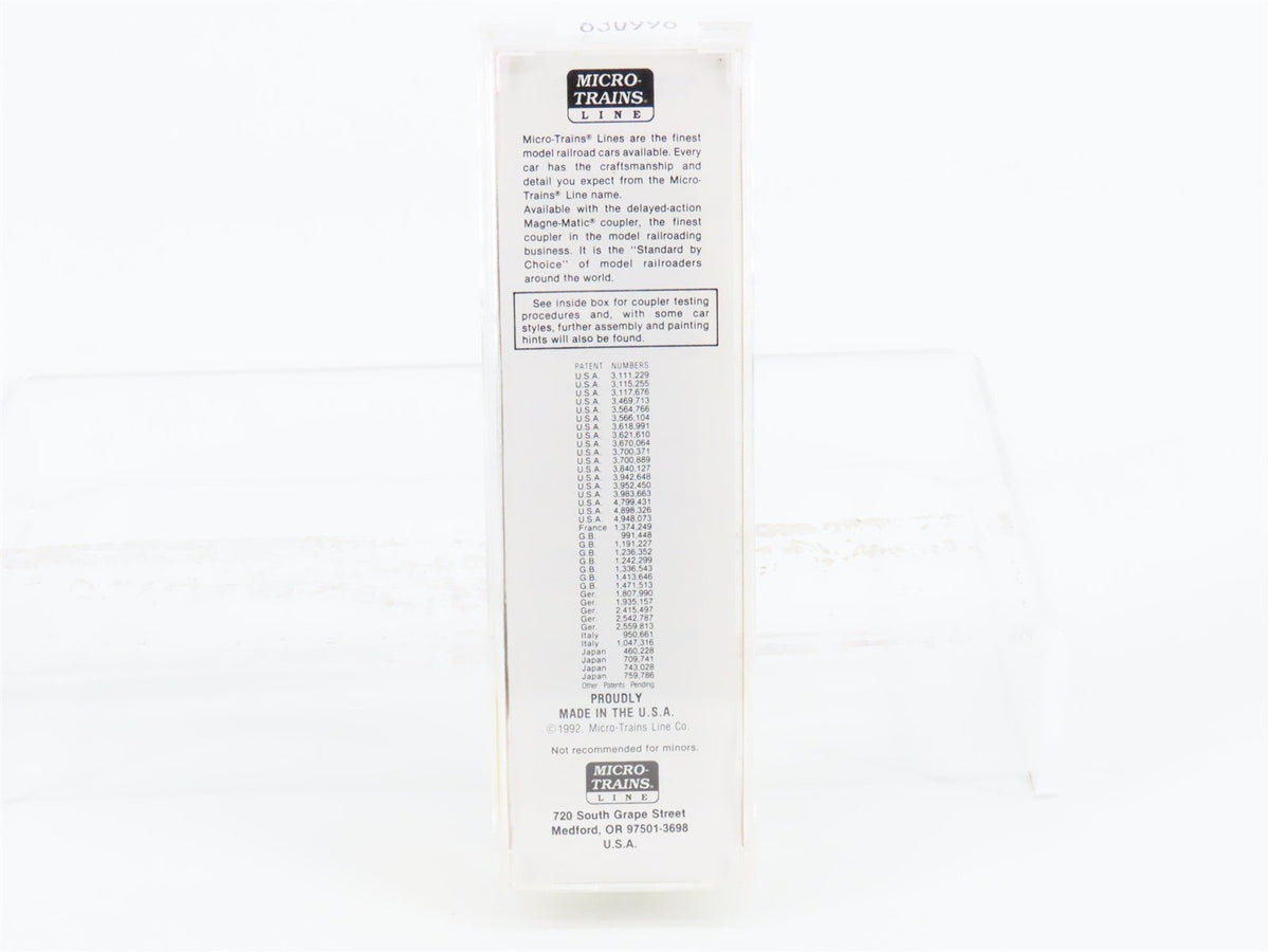 N Scale Micro-Trains MTL 42030 MWR Ball Glass Jars 40&#39; Single Door Box Car #1020