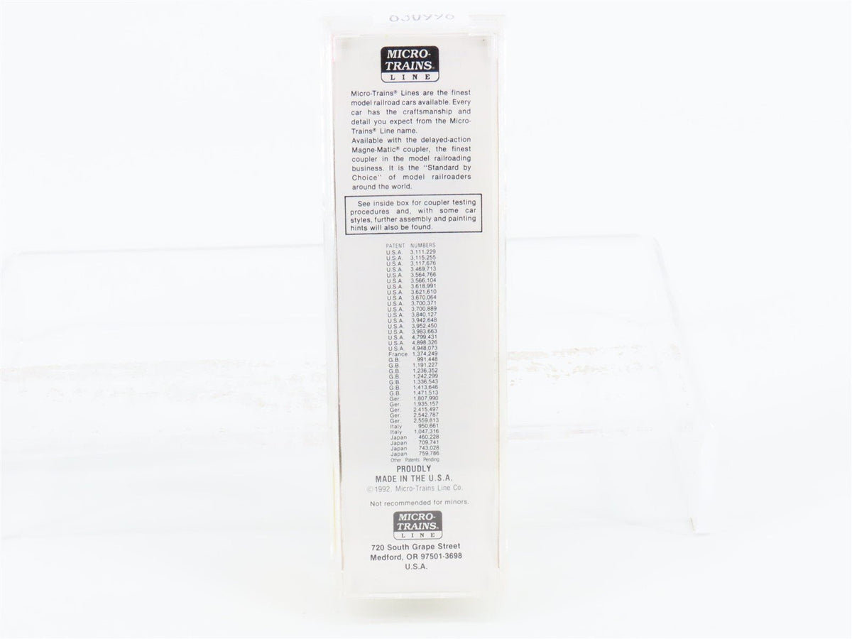 N Scale Micro-Trains MTL 42030 MWR Ball Glass Jars 40&#39; Single Door Box Car #1020