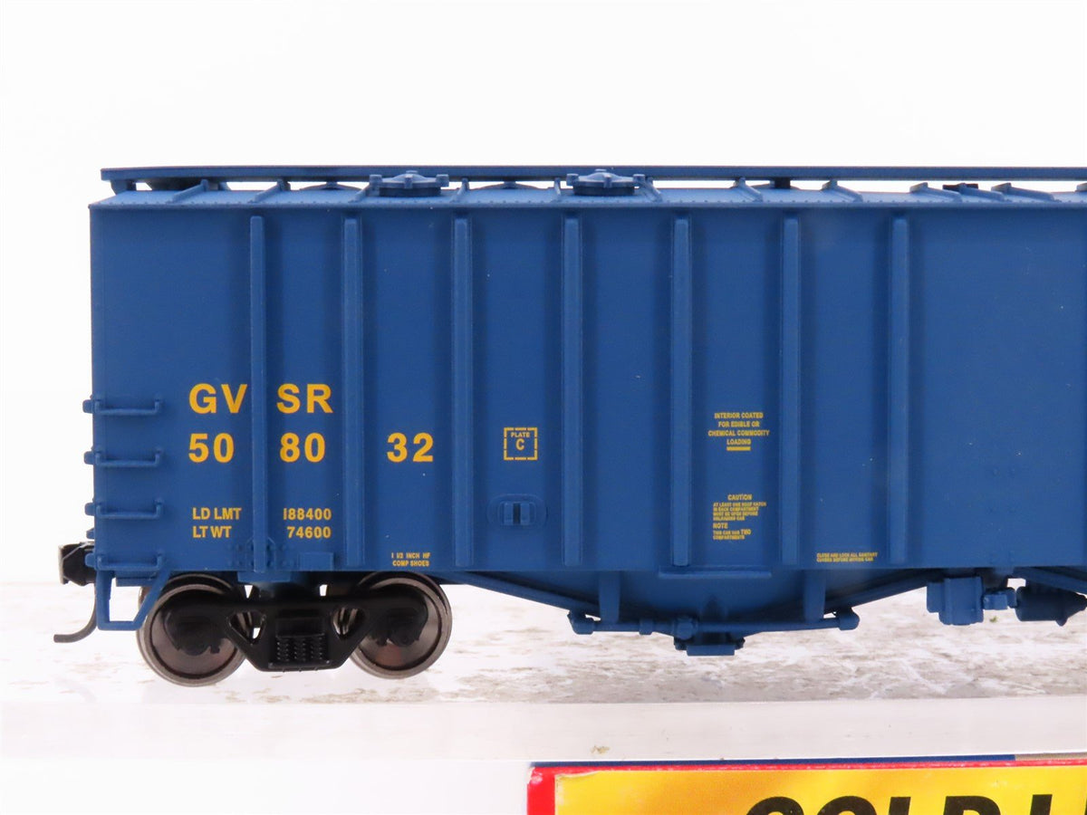 HO Scale Walthers Gold Line 932-40553 GVSR Railway 50&#39; Airslide Hopper #508032