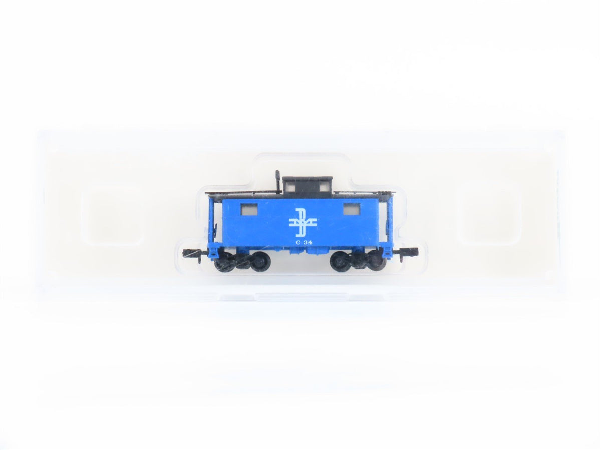 N Scale Bowser 37109 B&amp;M Boston &amp; Maine N5 Center Cupola Caboose #C34